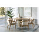 Riviera 60 X 30 inch Natural and Taupe Outdoor Dining Table